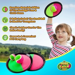 Multi-Color Toss and Catch Game Set – Outdoor Activity for All Ages, 4 Pieces