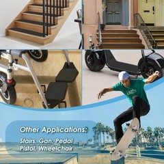 Grip Tape, 33″ x 9″, No Air Bubbles, Black Griptape for Skateboards & Scooters