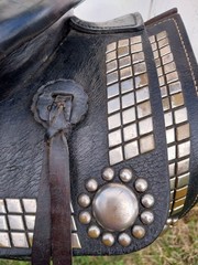 Vintage Western Silver Show Parade Saddle Doule Rigging 15″ Simco Fair Condition