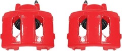 Power Stop S4339 Front Pair of High-Temp Red Powder Coated Calipers For 1991 – 2
