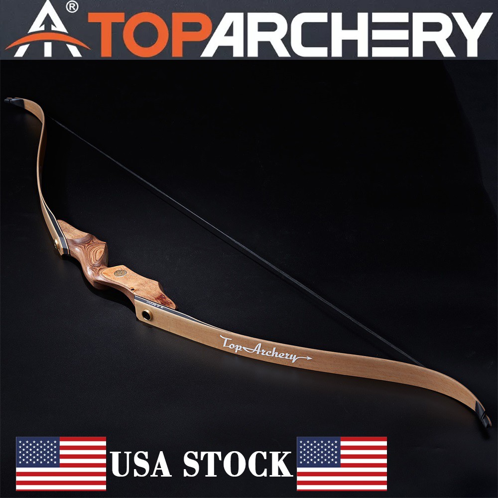 60″ Traditional Takedown Recurve Bow 30-50lbs Archery Outdoor Hunting Shooting
