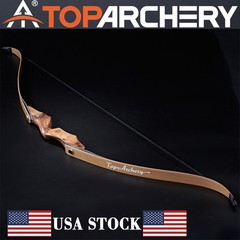 60″ Traditional Takedown Recurve Bow 30-50lbs Archery Outdoor Hunting Shooting