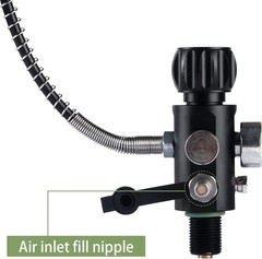 HPA Fill Station PCP / Airsoft / Paintball – 4500psi Carbon SCBA Tank New Hydro