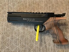 CHIAPPA 6004 FAS TARGET AIR PISTOL, .177 CALIBER, AMBI GRIPS