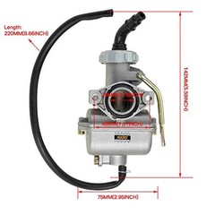 PZ20 Carburetor with Air Fuel Filter Gasket for Coolster 125cc Kazuma Baja