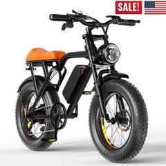 E-BIKE 1500W ELECTRIC BICYCLE 48V/15.6AH 20″ FAT TIRE MOUNTAIN E BIKE FOR ADULT