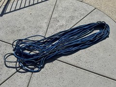 Rescue Static Rope 13.5mm .53 inch Classic Fire Rescue Tower w/ Rope Bag 190ft H