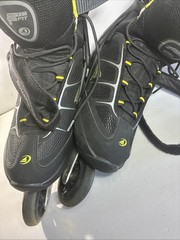 Rollerblade Macroblade 80 ALU Men’s Fitness Inline Skates – Black/Lime, Size 11