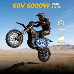60V/30AH ELECTRIC DIRT BIKE 6000W E-MOTORCYCLE OFF-ROAD E-MOTO MOUTAIN E-BIKE🚲