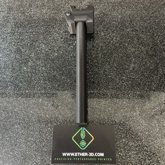 Carbon Fiber Airsoft Skeletonized Picatinny Stock Tube Adapter