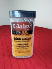 Daisy 4000 Count BBs .177 Cal Zinc Plated Steel Airgun Ammo Bottle New Sealed