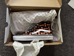 VANS Skate Sk8-Hi Thrasher Black/Multi Skateboarding Shoes Men’s 9.5 D