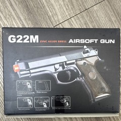 UKARMS G22M Spring Airsoft Pistol 1:1 Scale Replica Zinc Alloy Shell