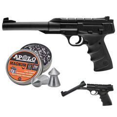 Browning Buck Mark .177 Cal Break-Barrel Pellet Pistol w/ 250 Pellets – Umarex