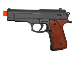 UKARMS G22 6.5″ Full Metal Alloy Airsoft Pistol Gun Faux Wood Grips 230 FPS