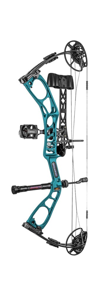 New Elite Archery Ember Bow Package RTS, RH, Draw 15″ to 29″, 10 to 60l#-Teal