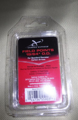 CARBON EXPRESS FIELD POINTS 19/64 OD 125 GR FOR STANDARD DIAM CARBON ARROWS