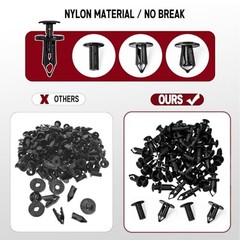 200Pcs Polaris Push Pins, UTV Nylon Fender Clips & Body Rivets – Xislet