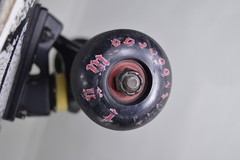 Rare Vintage Zero Skateboard Slashed Bold Goth Alternative Misled Youth HTF