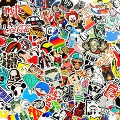 🔥 200 Random Skateboard Stickers Pack Vinyl Laptop Luggage Decals Waterproof 🔥