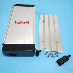 Aluminium Rear Rack Case 05/07 36V for ebike battery 18650 cells Battery Box