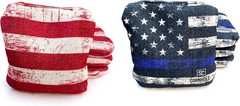 Professional Dual Sided Cornhole Bags- 16 oz 6×6 w/ Resin Fill – Official Tou…