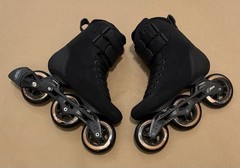 PowerSlide Theme 100 Dark Knight Inline Skates Men’s Size 6 EU 38 Women’s 7