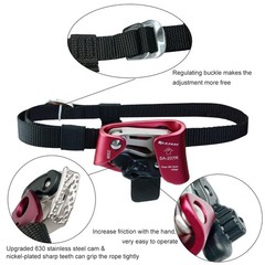 Upgraded Foot Ascender Riser for Climbing, Arborist Gear, 140kg Capacity, 8-13mm