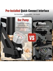 High-Pressure 4-Stage PCP Hand Pump 30MPa for Air Rifles, HPA Tanks, Paintball