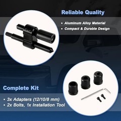 Adjustable H Type Shift Knob Extension, Aluminum Alloy Car Gear Shift Knob
