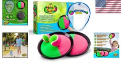 Multi-Color Toss and Catch Game Set – Outdoor Activity for All Ages, 4 Pieces