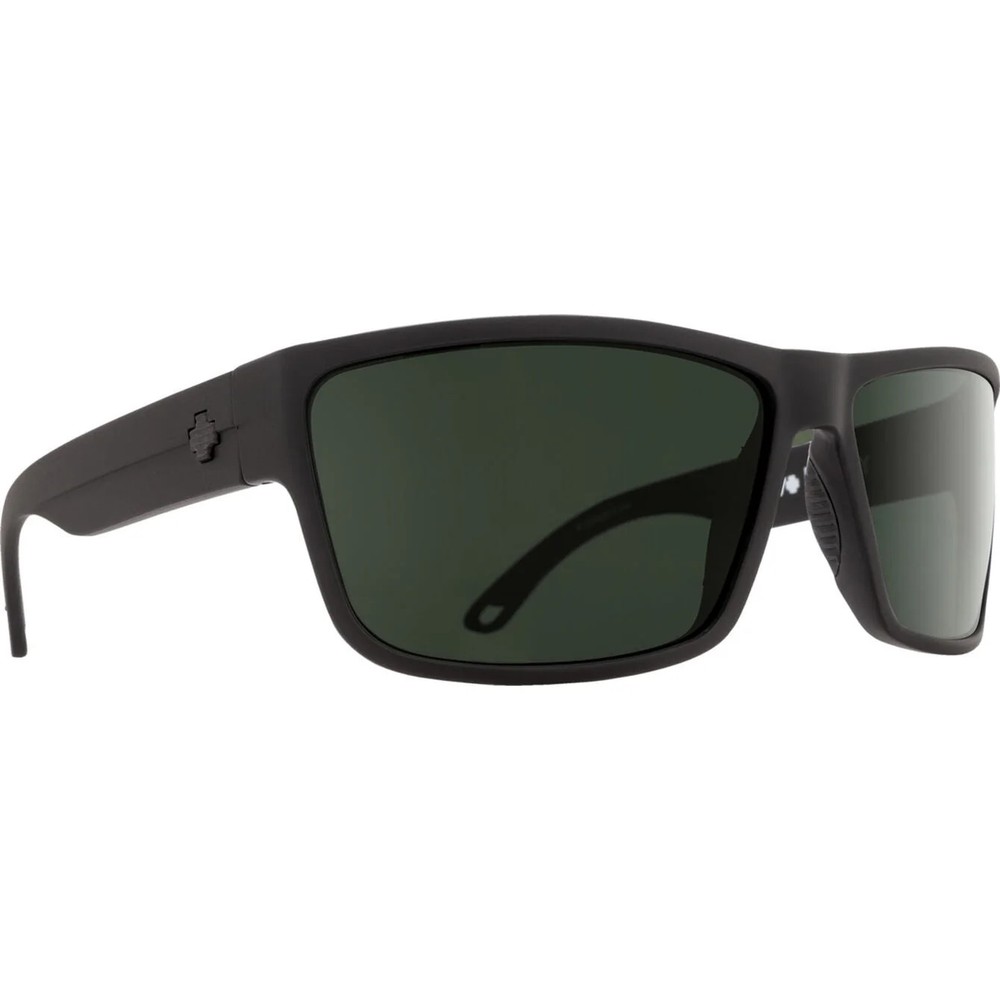 Spy Sunglasses ROCKY Matte Black Happy Gray Green Polar