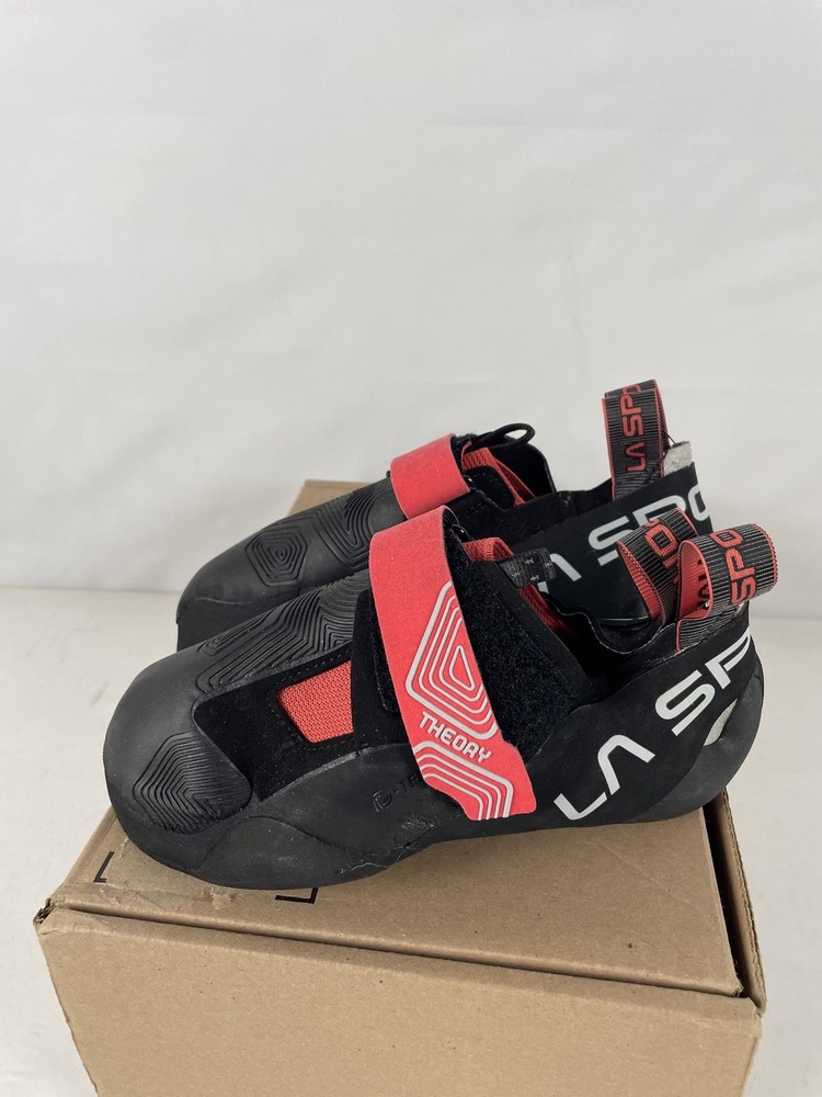 Excellent La Sportiva Theory Women’s Climbing Shoes, Hibiscus/Black, W40.5