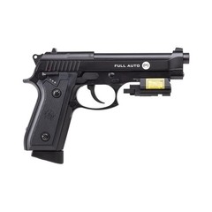 Crosman CFAMP1L Full Auto P1 CO2-Powered BB Air Pistol With Laser Sight Black
