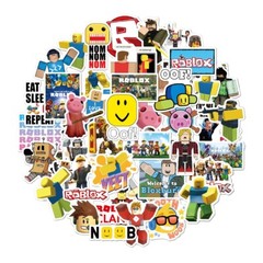 Mix 10/50 PCs Roblox Game Luggage Notebook Laptop Car Sticker – No Duplicate