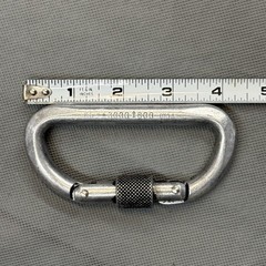 Vintage Grivel Italy Carabiners Screw-Gate D Shape KG 3000/800 UIAA Lot of 2