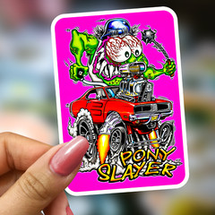 Rat Fink Ed Roth Vinyl Decals 50pcs Hot Rod Custom Car Bike Skateboard Sticker