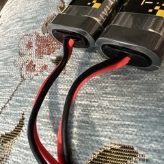 TATTU 8.4V 1600mAh NiMH FlatBattery TMY Female Plug Assembled 16G Wire Lot of 2