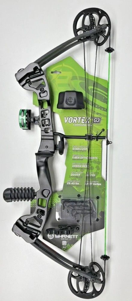 Barnett Outdoors Vortex G3 29-45lb. 22-27″ Draw, Right-Handed Youth Compound Bow