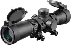 Scope with Rings, 20-100 Yds Ballistic, 300-450 FPS=//