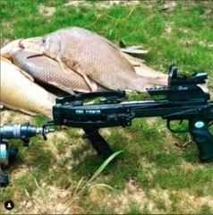 125lbs WT-MINI STRIKER PISTOL FISHING CROSSBOW ANGLER KIT