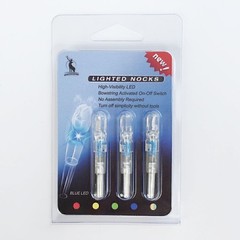 3PCS Archery LED Lighted Nocks Tail 6.2mm For Compound Bow Hunting Arrow Nocks