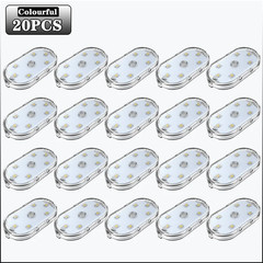 5PCS Rechargeable LED Skateboard Lights for Nighttime Glow and Decor