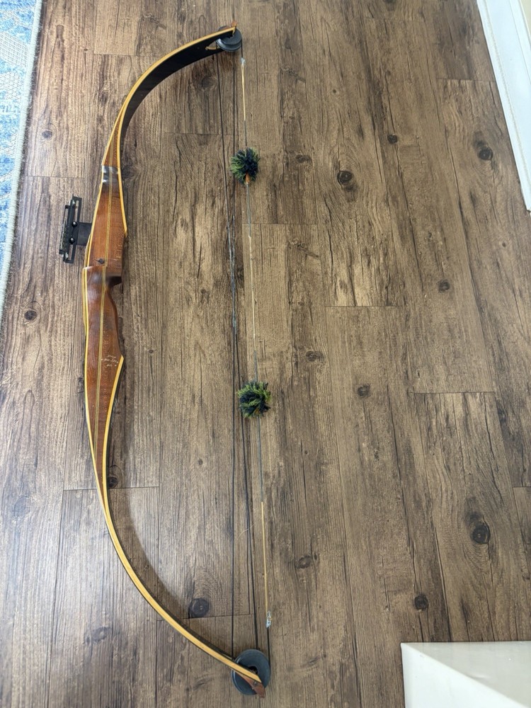 Vintage AMF Wing Archery Impact! Compound Bow 65# Draw Recurve Wood