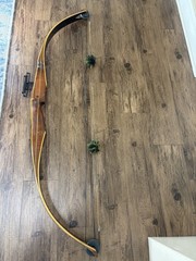Vintage AMF Wing Archery Impact! Compound Bow 65# Draw Recurve Wood