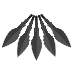 6x Hunting Arrowheads Steel Broadheads Bow Archery Shooting Target Arrow Points