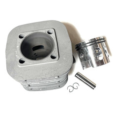 49mm bore steel sleeved Cylinder kit for 80cc gas engine motor bike