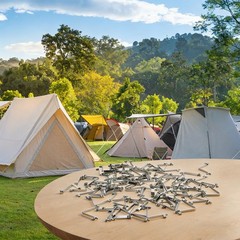 Reliable Pack of 100 Spring Clips Designed for Tents and Paddle Boards