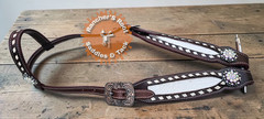 White Croco Tack Set | Western Horse Tack Set