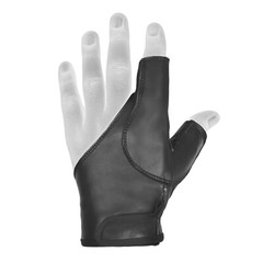 Archery Bow Leather Glove left hand Glove Black ,Brown ,Dark brown ,Beige